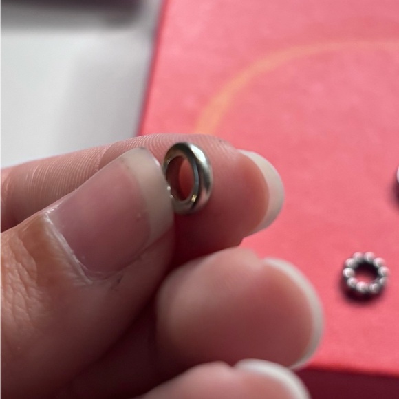 Set of 7 Authentic Retired Pandora Spacers Sterling Silver - Picture 3 of 8